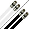 Fritz!Box Cable Vodafone Kabelanschluss Anschlusskabel High Quality Silber 4K 8K HD Wasserdicht 1-30 Meter