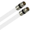Fritz!Box Cable Vodafone Kabelanschluss Anschlusskabel High Quality Silber 4K 8K HD Wasserdicht Weiss 27 Meter