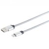Schnellladekabel Schnell Datenkabel Silber High Quality 1 Meter für Apple iPhone 5c