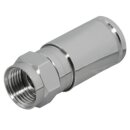 F-Kompressionsstecker F Stecker 8,2mm Vollmetall...
