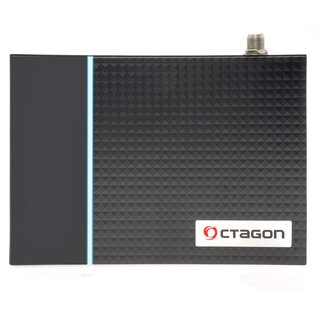Octagon SX88 V2 4K UHD S2+IP Receiver H.265 1GB RAM 4GB Flash Stalker Multistream Schwarz