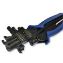 Cabelcon CX3 Kompressionzange ALL SIZE + Cabelcon Kabelabisolierer + Cabelcon F-SC-56-CX3 5.1 Short F-Quick Stecker 40x Stück