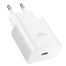Handy Schnellladegerät Netzteil 25W Weiß + Ladekabel Weiß 1 Meter für Samsung Galaxy Note 9