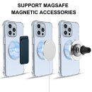Wireless Charging Qi Magnetischer Metall Ring Silber für Samsung Galaxy