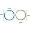 Wireless Charging Qi Magnetischer Metall Ring Silber für Samsung Galaxy