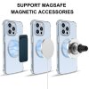 Wireless Charging Qi Magnetischer Metall Ring Silber für Samsung Galaxy