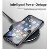 Wireless Charging Qi Magnetischer Metall Ring Silber für Samsung Galaxy