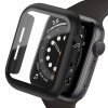 Apple Watch Displayschutz Protector Panzerglas Vollabdeckung für Apple Watch 7 41mm 5x Stück