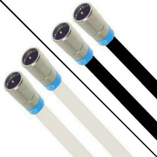 Fritz!Box 6690 Cable Router Netzwerk Anschlusskabel Deluxe Premium Kabel 8K Cabelcon Schnellstecker 1-15 Meter