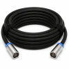 Fritz!Box 6591 Cable Router Netzwerk Anschlusskabel Deluxe Premium Kabel 8K Cabelcon Schnellstecker Schwarz 14 Meter