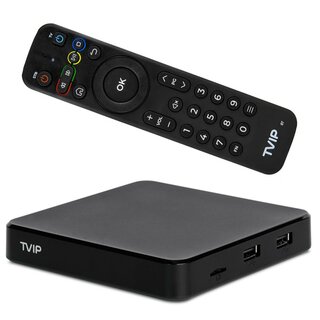 TVIP S-Box v.705 BT 4K UHD Android 11 IP-Receiver HDR, Dual-WiFi, LAN, Bluetooth, HDMI, USB, MicroSD