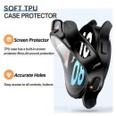 Schutzhülle Full Cover Case Screen Protector Samsung Galaxy Watch 4 40mm 5x Stück Schwarz