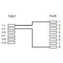 TAE auf RJ45 Western 8/8-Kupplung Adapter