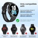 Schutzhülle Full Cover Case Screen Protector Samsung Galaxy Watch 4 44mm 4x Stück Pink