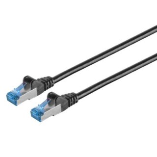 LAN Kabel RJ45 Netzwerkkabel Patchkabel CAT 6a Schwarz 1 Meter