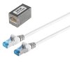 Verlänergungskabel RJ45 Lankabel Routerkabel CAT 6a FRITZ!Box 7590 AX Weiß 15 Meter