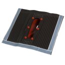 Aluziegel Dachpfanne HQ rot 50x45cm vernietet mit...