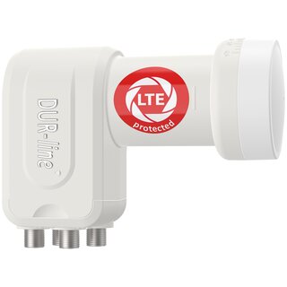 DUR-line Ultra Quad white LNB 0.1dB 4K 8K LTE DECT Unterdrckung