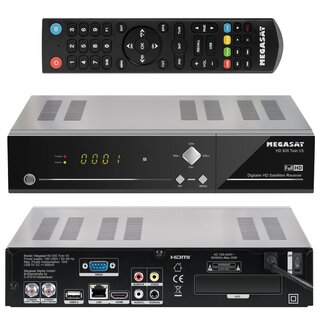 Megasat HD 935 Twin V3 HDTV Sat Receiver 1080p ink. 2TB Festplatte