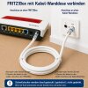FRITZ!Box 6690 Cable Router Deluxe Premium Anschlusskabel 8k F-Cabelcon Kompressionsstecker HQ Qualität 1-15 Meter