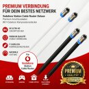 Vodafone Station Cable Router Deluxe Premium Anschlusskabel 8k F-Cabelcon Kompressionsstecker HQ Qualität 1-15 Meter
