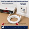 Vodafone Station Cable Router Deluxe Premium Anschlusskabel 8k F-Cabelcon Kompressionsstecker HQ Qualität 1-15 Meter