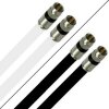 FRITZ!Box 6591 Cable Router Deluxe Premium Anschlusskabel 8k F-Kompressionsstecker Silber HQ Qualität 1-15 Meter