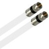 FRITZ!Box 6591 Cable Router Deluxe Premium Anschlusskabel 8k F-Kompressionsstecker Silber HQ Qualität 1-15 Meter