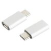 USB 2.0 Adapter USB-C Stecker auf Micro-B Buchse Metall 10x Stück