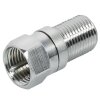 Verbinder Adapter F-Buchse auf F-Stecker Breite Mutter 10x Stück