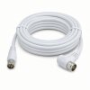 Fritz!Box Cable Router Netzwerk Anschlusskabel Deluxe Premium Kabel 4K Winkel/Gerade Schnellstecker 100dB Weiss 1-10 Meter