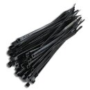 Kabelbinder 10cm Schwarz Kunststoff 2,5mm x 100mm 100x...