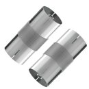 Koax-Kupplung auf Koax-Kupplung Antennen-Adapter Metall...
