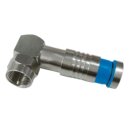 F-Winkelkompressionsstecker 7mm Wasserdicht 5x Stück