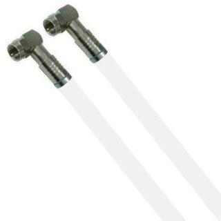 Fritz!Box Cable Router Netzwerk Anschlusskabel Deluxe Premium Kabel 8K Winkel / Winkel Weiss 1-15 Meter