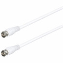 Vodafone Station 5 Meter Router Netzwerk Anschlusskabel Deluxe Premium Kabel 4K Schnellstecker 100dB Weiß