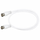 Vodafone Station 5 Meter Router Netzwerk Anschlusskabel Deluxe Premium Kabel 4K Schnellstecker 100dB Weiß