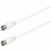 Vodafone Station 5 Meter Router Netzwerk Anschlusskabel Deluxe Premium Kabel 4K Schnellstecker 100dB Weiß