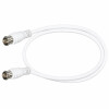 Vodafone Station 5 Meter Router Netzwerk Anschlusskabel Deluxe Premium Kabel 4K Schnellstecker 100dB Weiß
