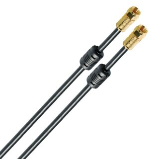 FRITZ!Box 6360 Cable Router Netzwerk Anschlusskabel Deluxe Premium Kabel 8K mit Absorberferrite Gerade / Gerade Schwarz 10 Meter