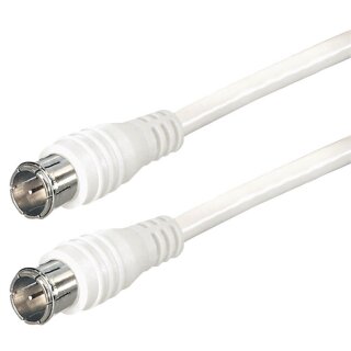 (B-Ware) FRITZ!Box 6660 Cable 10 Meter Router Netzwerk Anschlusskabel Deluxe Premium Kabel 4K Schnellstecker 100dB Weiß