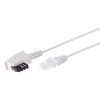 FRITZ!Box 7490 TAE auf RJ45 Lankabel Routerkabel Verlänergungskabel 8P2C Schwarz 6 Meter