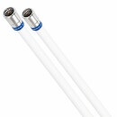 Fritz!Box 6690 Cable Router Netzwerk Anschlusskabel Deluxe Premium Kabel 8K Cabelcon Schnellstecker 12 Meter Weiß