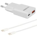 Schnellladegerät 30W USB C & USB A Ausgang PD...