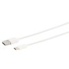 Handy Ladekabel USB-A auf USB-C 2.0 QC ABS Weiss 2 Meter