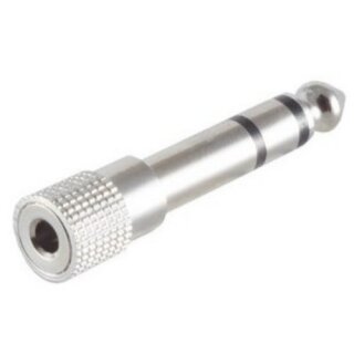 Audio Chinch Adapter Chinch Kupplung Buchse auf Mono Klinke Stecker 6,3mm