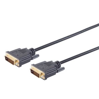 DVI Verbindungskabel High Speed 24+1 Dual-Link Full HD 1080p 2 Meter