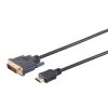DVI Adapterkabel HDMI-A Stecker High Speed 24+1 Dual-Link Full HD 1080p 3 Meter