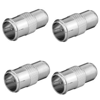 F-Schnellstecker Quick F-Stecker 7mm HQ Qualität 4x Stück