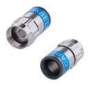 Cabelcon F-6-TD Self Install 5.1 Nitin schwarz F-Stecker 6.5mm bis 7.2mm 3x Stück